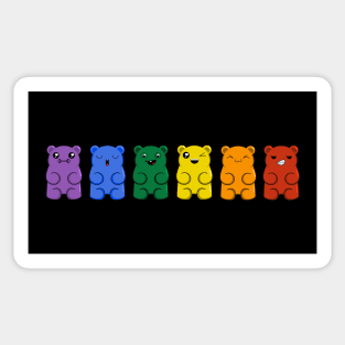 Gummy Bear Rainbow Sticker